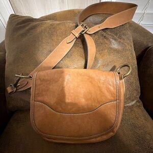 Frye Leather Crossbody Bag – Vintage Style Saddle Bag